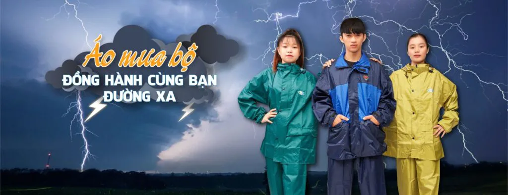 In ấn logo áo mưa quảng cáo